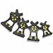 Isafish 10 Steel Studs Ice Cleats Ice & Snow Grips Over Shoe/Boot Traction Cleat Rubber Spikes Anti Easy Slip On S