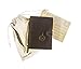 UNIQUE HM&LN Leather Notebook Travel Journal Handmade Diary for Writing, Refillable & Vintage, Personalized Gifts for Men Women