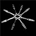 Disposable Plastic Cocktail Picks Fruit Forks Cocktail Sticks Plates Picks Cake Forks Dessert Forks Party Supplies (500pcs Clear)