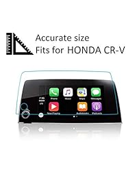 Protector de pantalla Honda CRV 2017 2018 2019, protector de pantalla de vidrio templado para Honda CRV, Wonderfulhz, dureza 9H, anti huella digital, alta definición, pantalla táctil central de 7 "de Honda Protecto