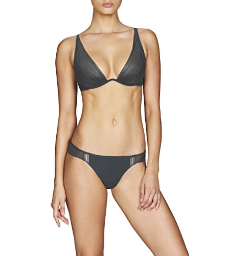 Heidi Klum Intimates Women s Angel Kiss Plunge Bra - Semi Sheer Ladies Sexy Lingerie - Urban Chic, 36D