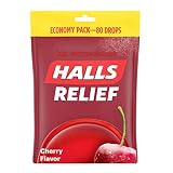 Halls Triple Action Cherry Drops, 80 ct