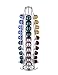EXZACT Coffee Capsule Holder, Compatible with Nespresso Capsules (40pcs) – Originalline Rotating Pod Tower Rack Creme, Latte Not for Vertuoline EX-NP021-40
