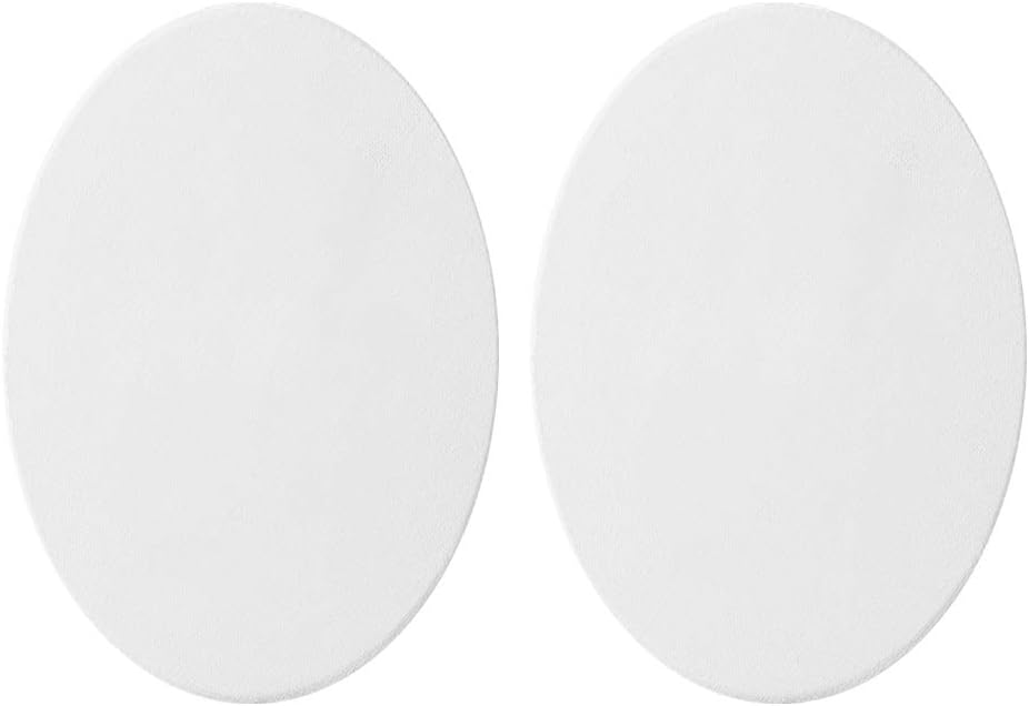 2Pcs Oval Canvas Stretched Artist Canvas Professional Stretched Boards