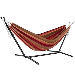 Vivere Double Sunbrella® Hammock with Space Saving