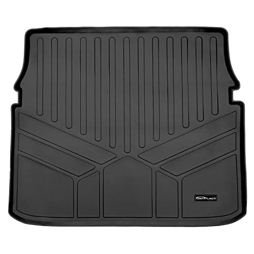 SMARTLINER All Weather Custom Fit Cargo Trunk Liner Floor Mat Behind 3rd Row Bl…