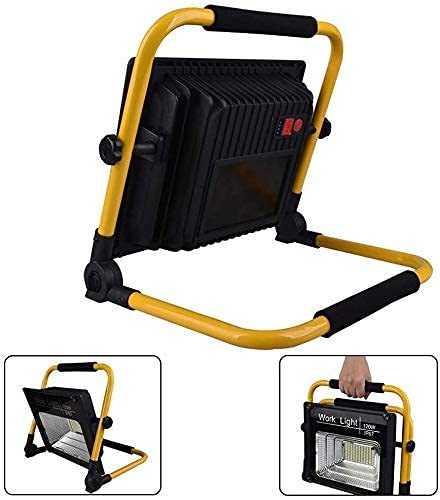UWY LED Flutlicht IP67 120W LED Arbeitsscheinwerfer | Wiederaufladbare Scheinwerfer für Baustellen Gartenbeleuchtung | USB-Aufladung – Bild 4