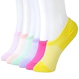 OMLADI Womens No Show Low Cut Liner Socks Casual Socks Non Slip