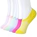 OMLADI Womens No Show Low Cut Liner Socks Casual Socks Non Slip