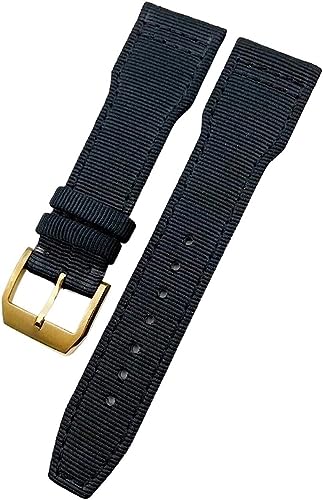 dayeer Woven Nylon Watch Strap Watchbands Fit For IWC Pilot Mark Portugieser Portofino Bracelet With Fold Buckle 20mm 21mm 22mm