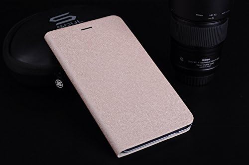 Neway 2 in 1 Bundle for HUAWEI Honor Mediapad X1 7inch High Quality Genuine Leather Flip Protective Bumper Case Wallet Cover Shell(With business card holder design)with HD Screen Protector,Beach-Golden