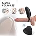 Vibrating Cock Ring, Penis Ring Vibrator with Wireless Remote Control, Full Flexible Silicone &10 Vibration Modes Clitoral Stimulator Adult Sex Toy for Men and Couple