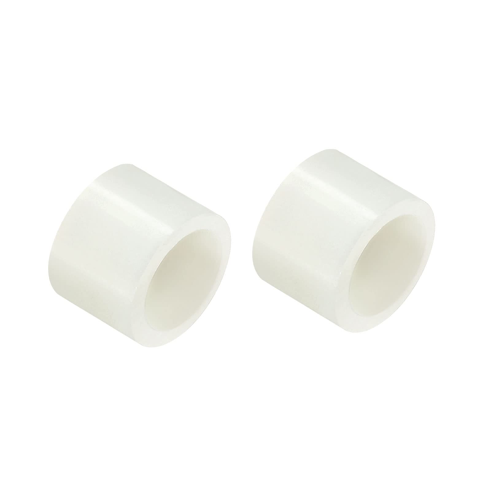 PATIKIL Round Spacer Washer, 200 Pack Nylon 5mm ID x 7mm OD x 5mm L for M5 Screws Block 3D Printer TV Wall Mounting Electrical Outlet, White