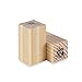 Shopline 12 Pieces Vintage Stamps, Wooden Rubber Stamps with Flower Lace for Letters Diary Craft Scrapbooking