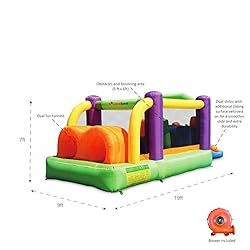 Bounceland Pro Racer Obstacle Bounce House with