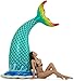 VICKEA Giant Inflatable Mermaid Sprinklers, Summer Party Fun for Outside