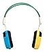 Bravo View IH-03A - Kid Friendly Automotive IR Wireless Headphones (Blue/Yellow)