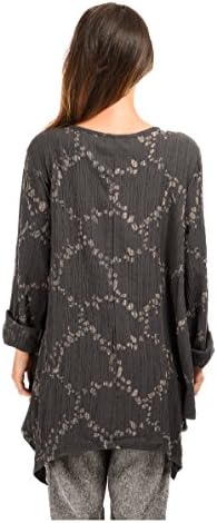 Bella blue Women's Tunic CAMILLE S/M Grey