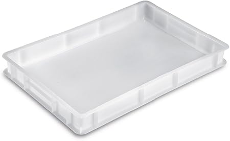 Giganplast Caja portaimpasto Pan Pizza Mod.Service cm.60 x 40 x 7 Blanca: Amazon.es: Hogar