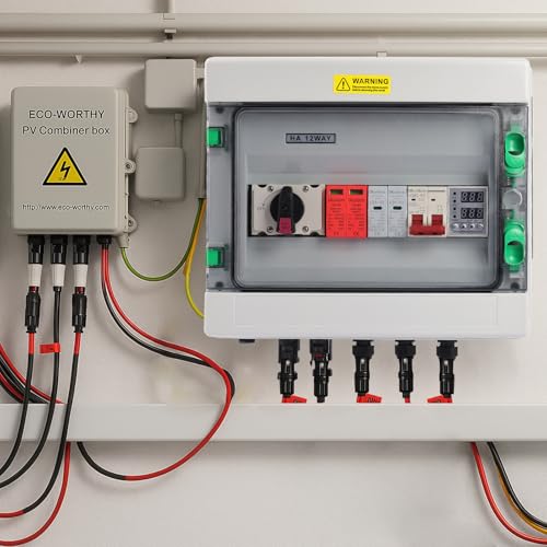 Surge Protection for Photovoltaic Systems - DC 1000V 32A Solar Junction Box, Dissecting Switch with Protection Against DC 1000V/AC 230V Distribution Box