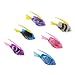 Tipmant Mini Cute Electric Fish Animal Pets Goldfish Swim in Water Tank, Bathtub, Pool with Light Baby Bathtub Toys Kids Gift - 6 Pcs/Pack