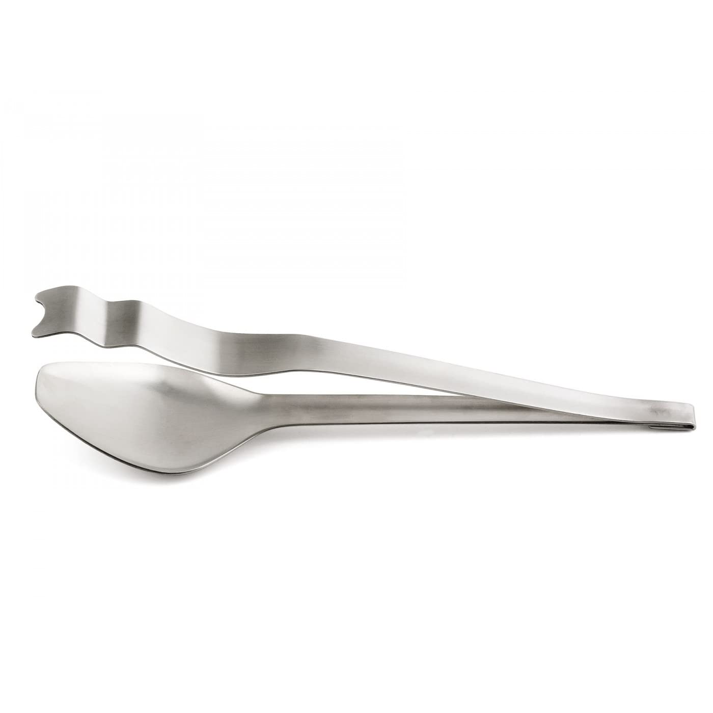 Weis Serving Tongs for Asparagus, Stainless Steel, Silver, 22.5 x 5 x 3 cm