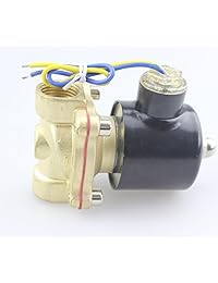 akent DC12 V eléctrico válvula solenoide (NPT, latón, normalmente cerrado)