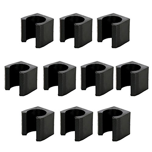 ZHUOTOP 10pcs Billiards Snooker Cue Locating Clip Holders for Pool Cue Racks