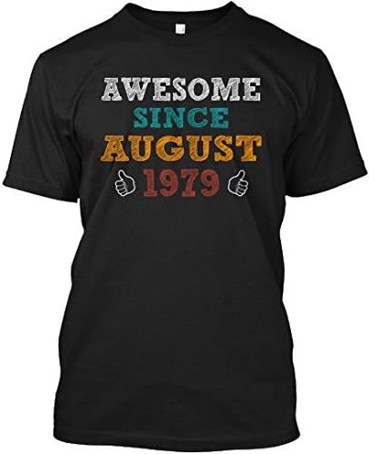 Awesome Since August 1979 Tshirt - Hanes Tagless Tee