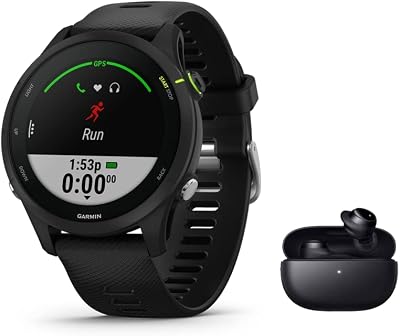 Garmin Forerunner 255 Music GPS Running Smartwatch 46mm Black w/ Bluetooth