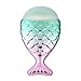 ARALOR Mermaid Makeup Brushes Set 11pcs 2018 NEW Mermaid Plastic Handle High Density Soft Nylon Bristles Eyebrow Eyeliner Eyeshadow Bottom Blush Brushes