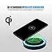 GBSELL Qi Fast Wireless Charger Rapid Charging Stand for Samsung Galaxy S9/S9 Plus (Blue)