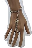 Trendy Fashion Jewelry TFJ Women Silver Metal Hand