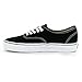 VANS Unisex Authentic Black Canvas VN000EE3BLK Mens 7