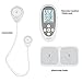 MeasuPro Rechargeable Wireless Electrical TENS Electrode Machine, Handheld Portable TENS Unit Therapy and Pain Rehabilitation, Pulse Muscle Stimulator Massager