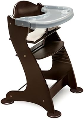 wooden adjustable high chair