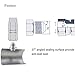 EVIL ENERGY 6AN Male Weld on Bung Fitting Aluminum 2PCS