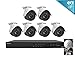 LaView Premium IP 8 Channel Security System with 6 IP 1080P Security Cameras, 2TB HDD, Free Mobile Apps, LV-KN988P86A4-T2