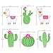 32PCS Llama Cactus Hanging Swirl Decorations, Llama Themed Classroom Birthday Party Indoor Home Decors,Alpaca Cactus Party Succulent Party Ceiling Supplies