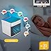 Artic Air Personal Air Ice Cooler Pure Mini Portable Air Conditioner Fan Desktop Space Cooler,Evaporative Air Cooler Humidifier,Purifier with 6 Speeds 7 Colors backlight Washable Filter for Bedroom