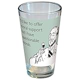 ICUP Someecards I'd Like to Offer Moral Support Morals Pint, Clear