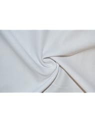 Art and Craft Supply: Ponte Double Knit Fabric Polyester Rayon Lycra Spandex Stretch 56"-58" By The Yard (White) - Fabrics Universe