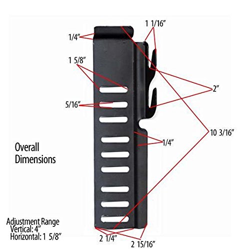 #65 Adapto-Hook Bolt-On to Hook-On Conversion Brackets for Headboard & Footboard Attachment, Set of 2 - Thumbnail 3