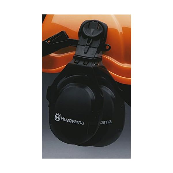 Original Husqvarna Waldarbeiterhelm, funktionell, mit Ultravision-Visier und Gehörschutz – Bild 5