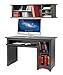 Prepac Wall Mounted Desk Hutch, Black