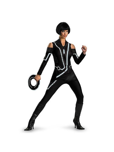 Disguise Women's Disney Tron Legacy Movie Tron Quorra Deluxe Costume