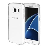 Galaxy S7 Case, Nekteck Hybrid Scratch Resistant Back Cover with Shock Absorbing Bumper [Drop Protection/Shock Absorption]Crystal Clear PC Back TPU Case for Samsung Galaxy S7