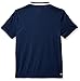 Lacoste Men's Short Sleeve Pique Fine Stripe with Jacquard Collar and Zip Placket Polo, DH3318, Navy Blue/White, X-Large