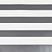 JAM Paper Metallic Foil Wrapping Paper, White Silver Stripe, 25 Sq. Ft, Sold Individually (77330942)