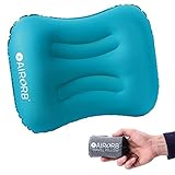 Inflatable Outdoor Travel / Camping Pillow – 4 Colors - Sleep Soundly With This Innovative Cushion Which Fits In Your Pocket - Brushed Silky Layer for Extra Comfort - Perfect For The Adventurer 